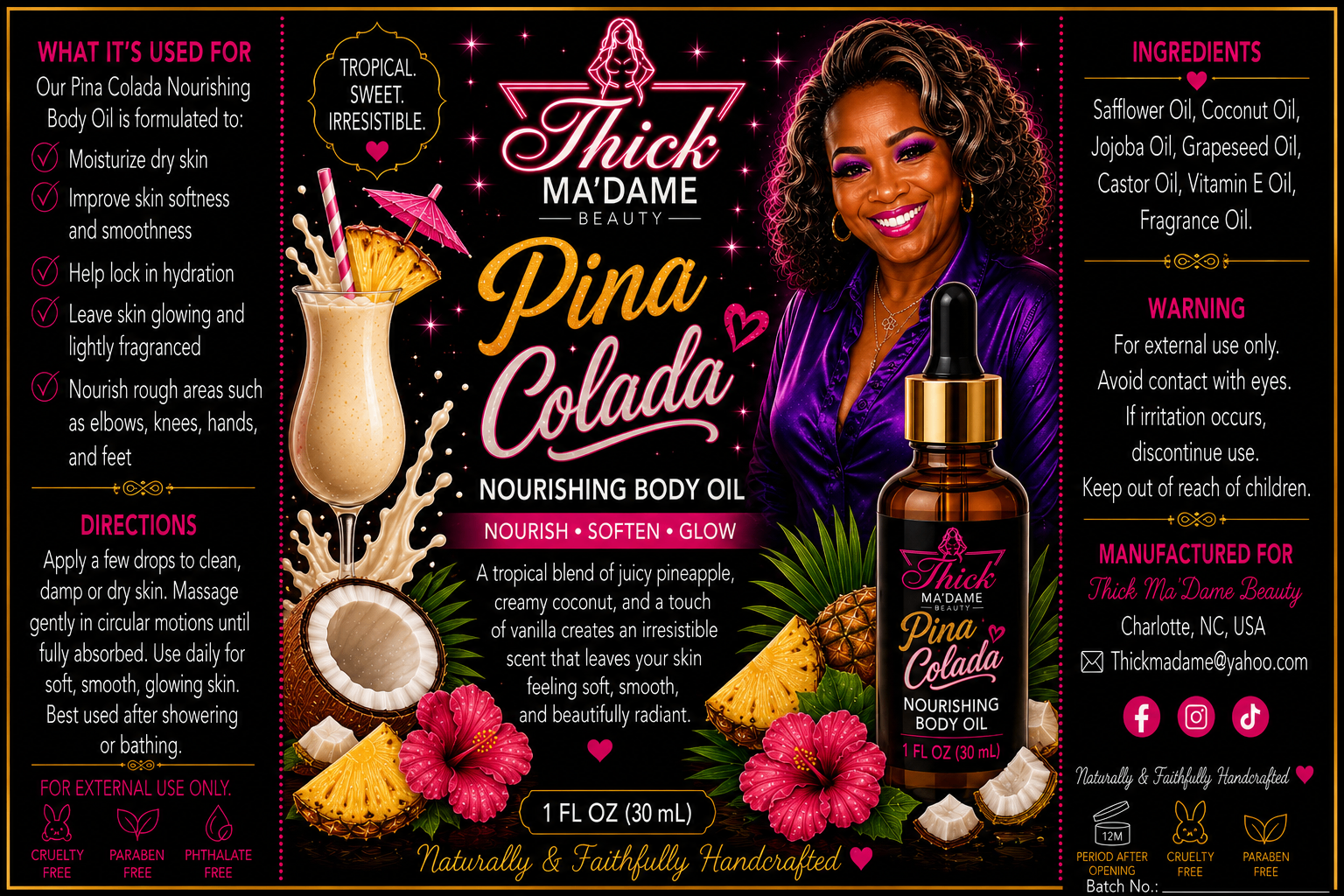Pina Colada Body Oil