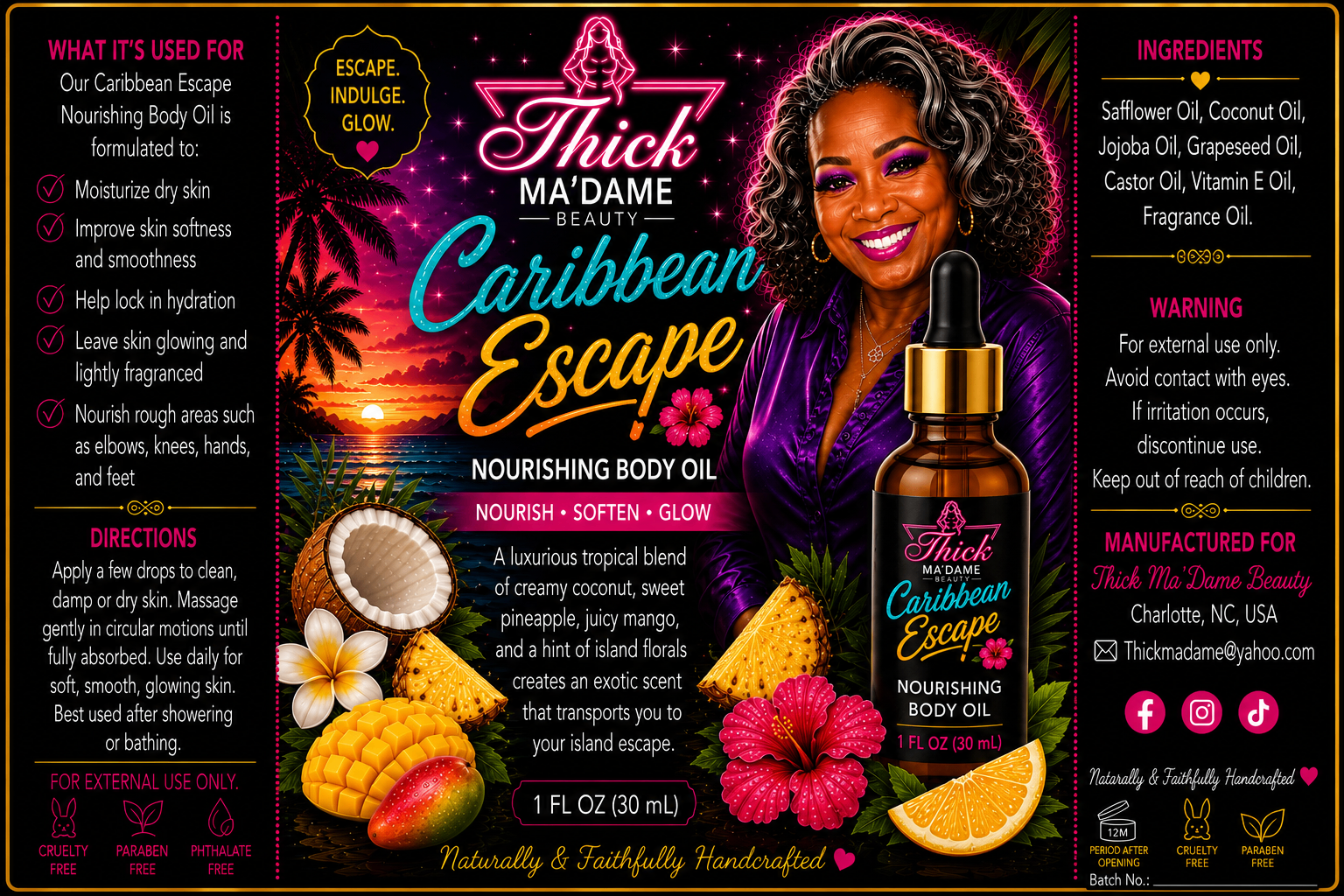Caribbean Escape Body Oil