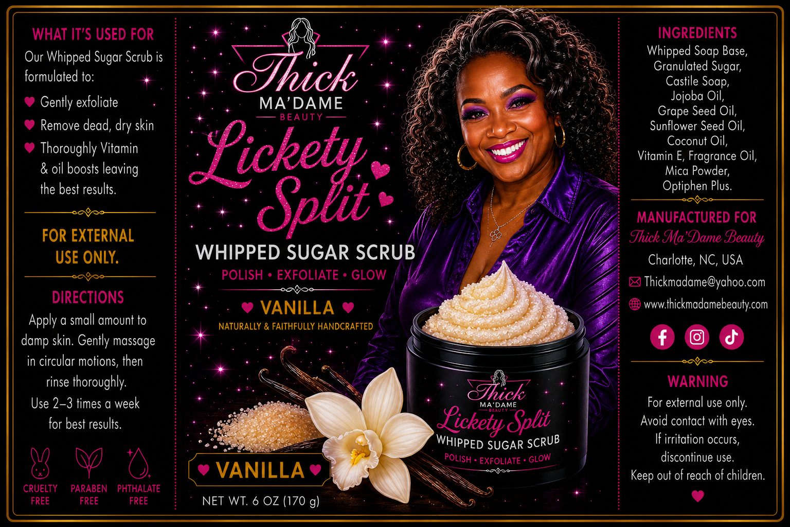 Lickety Split Sugar Scrub