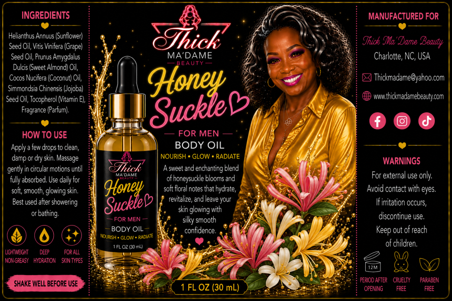 Honey Suckle Body Oil