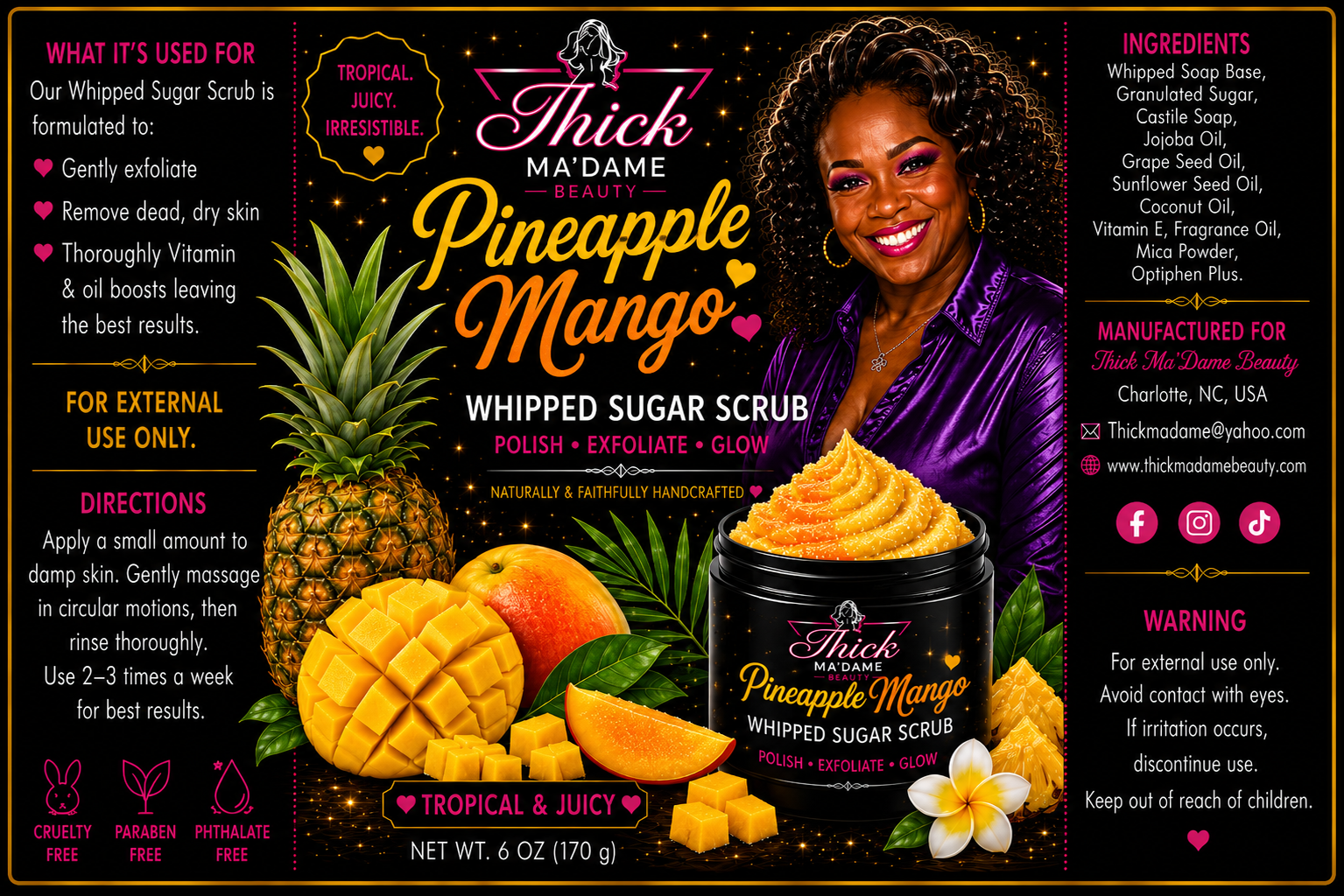 Whipped Sugar Scrubs