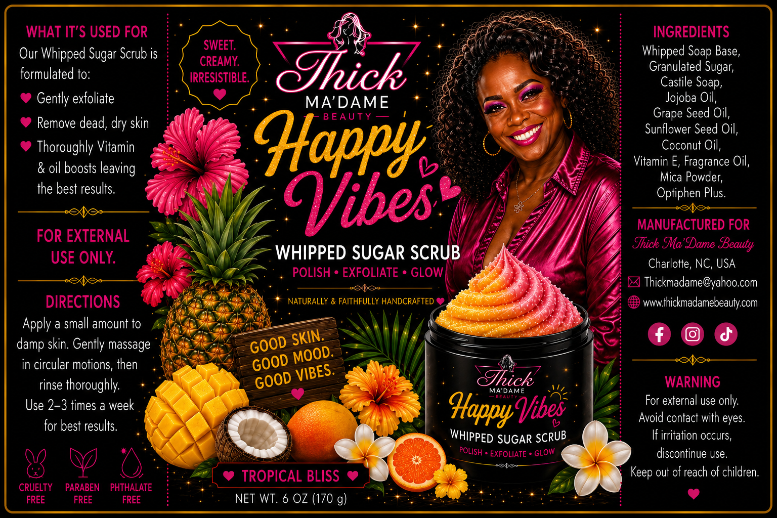 Happy Vibes Sugar Scrub
