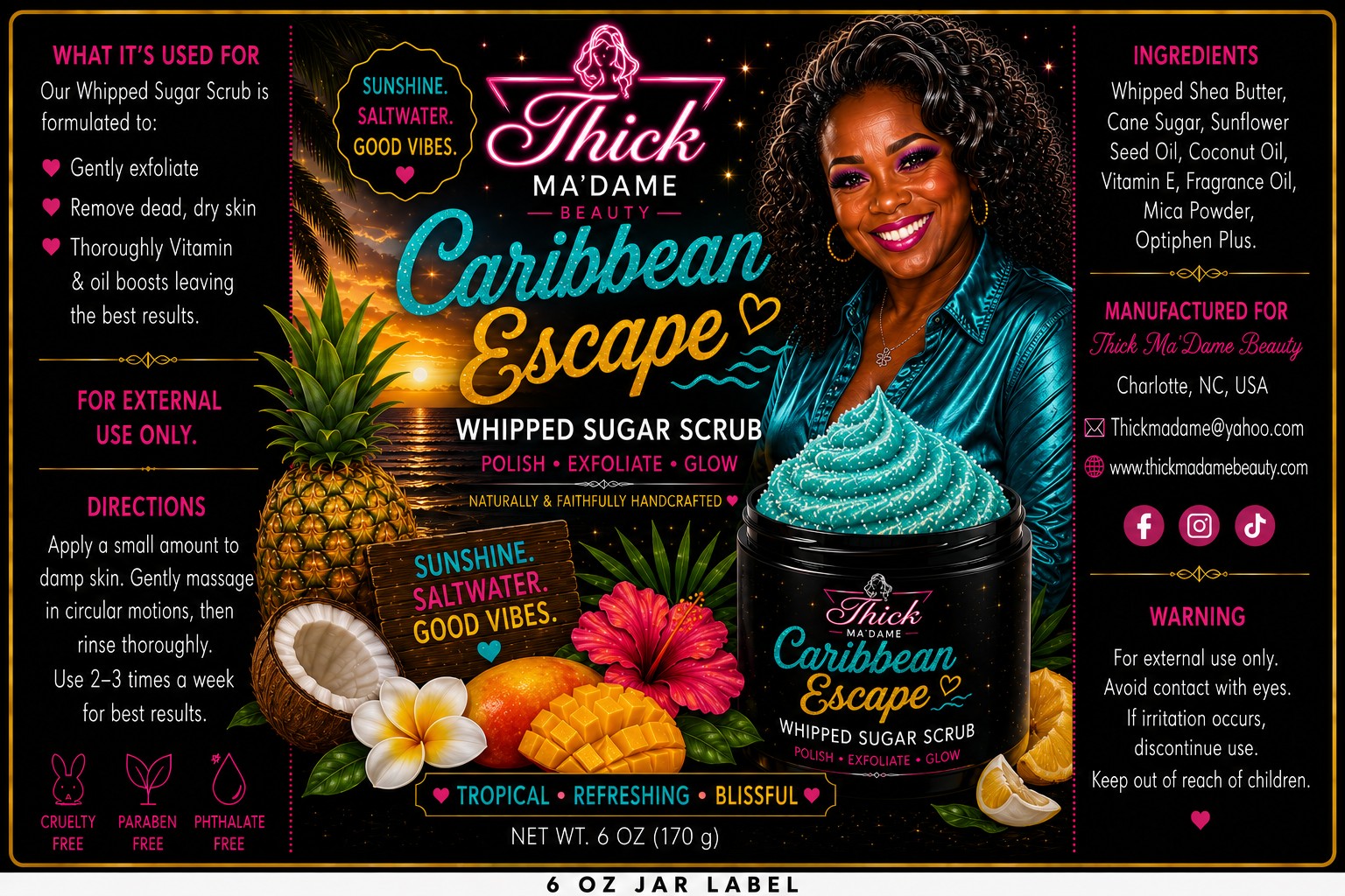 Caribbean Escape Sugar Scrub
