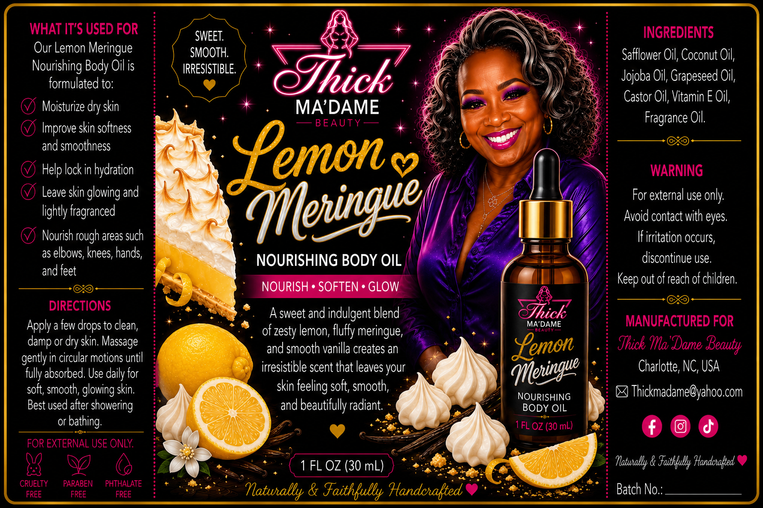 Lemon Meringue Body Oil